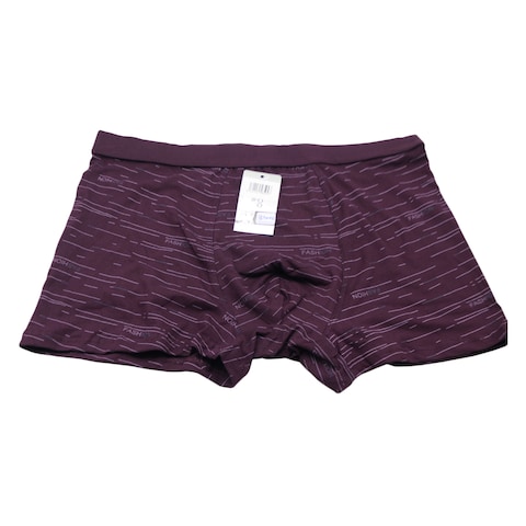 Printed Mens Underwear Size XL Purple