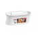 Plastic Forte Kitchen Waste Collector, White