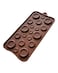 Decorating Molds Button Shaped Silicone Moulds, Cupcake Decor Baking Tool for Fondant Chocolate Candy Paste Sugar Craft