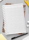 Lowha Spiral Notebook With 60 Sheets And Hard Paper Covers With Polygonal Style Design, For Jotting Notes And Reminders, For Work, University, School