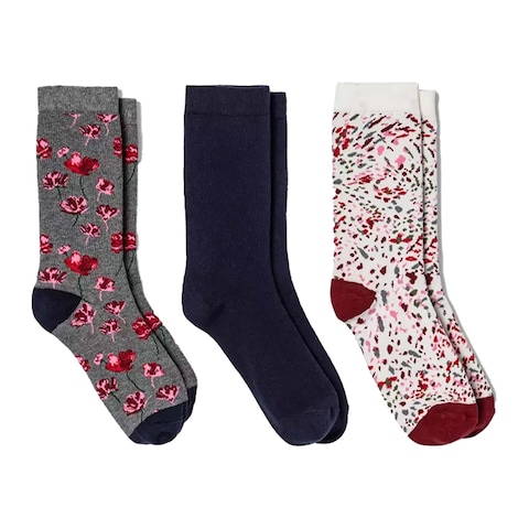 WOMEN SOCKS PROMO PACK 3 ASSORT 2