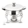 Alsaif stainless steel chafing dish round 6 L