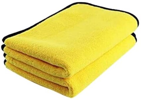 2Pcs Pcs Car Care Towel, Soft Microfiber Cleaning Cloth for Polish The Exterior of Cars, Reusable Car Cleaning Accessories