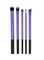 Real Techniques Brush Set With Case Purple/Gold/Black