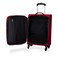 Carlton Elante 4 Wheel Soft Casing Medium Luggage Trolley 69cm Red