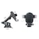 C120 Telescopic Car Dashboard Windshield Suction Phone Stand Gravity Holder - Black