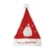 Christmas Magic Merry Christmas Santa Hat for Adults- Red/White