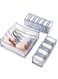 Generic 3-Piece Underwear Organizer Set Grey