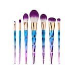 اشتري طقم من 10 فرش مكياج احترافية أزرق/زهري - 10-Piece Professional Makeup Brush Set Blue/Pink في السعودية