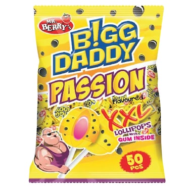 BIGG DADDY PASSION LOLLIPOPS50PCS