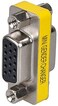 Click to open expanded view VGA SVGA 15 Pin Female to Female F/F Mini Gender Changer Adapter Connector