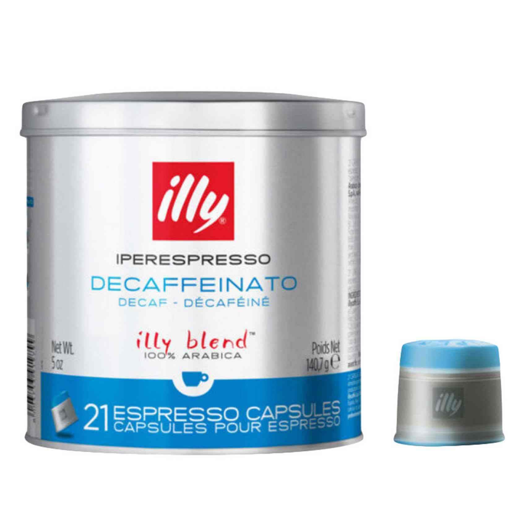 Illy Decaf Coffee Capsules Illy Espresso Decaffeinato Coffee - Main Image