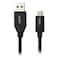 كابل ايكونز يو اس بي إلى تايب سي - 1 متر - أسود - XBC09