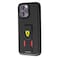 Ferrari Grip Stand PU Carbon Hard Cover iPhone 14 Pro Max