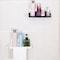 Bathroom Shelf Wall Hanging Plastic Kitchen Storage Rack Toilet Rail Holder Stand Wall Mounted Magic Sticker Punch-free Non-scratch Multifunctional Storage Display Ladder Shelf by Najm Al Asasi
