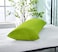 KLUB LINEN  Long Body Pillow 1pc, Fabric: 100% Polyester 85 GSM Microfiber 1 cm Stripe Super Soft, Filling: 1300 gm Hollow Fiber Comfort, Breathable &amp; Ultra Soft Size: 45 x 120 cm, Color: Lime
