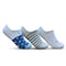WOMEN SOCKS LOW CUT PATTERNED 3P-S1