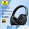 Baseus Bowie H1 Pro Wireless Headphones - 80H Playtime Hybrid - 48Db ANC Headset Hi-Res Audio/Lifestyle/Recording/Fashion - Black