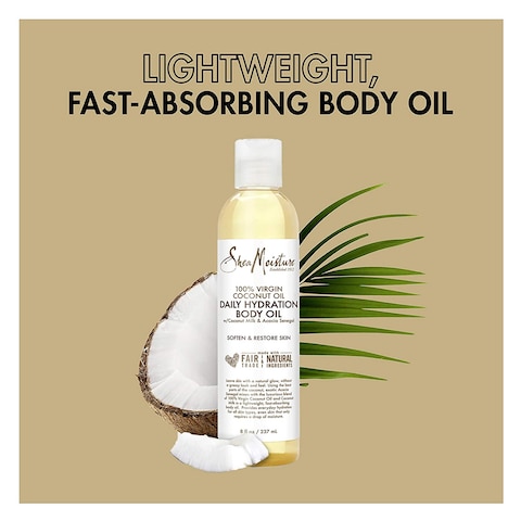 SheaMoisture 100% Virgin Coconut Oil Daily Hydration Body Oil 237ml