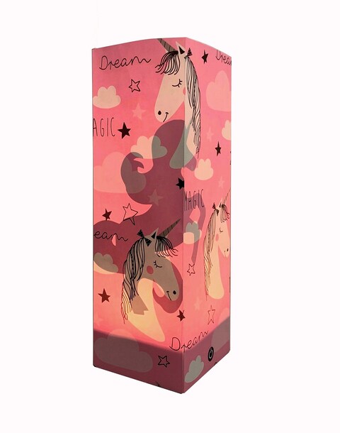 Unicorn Shadow Illusion Night Lamp for Kids 30x10cm