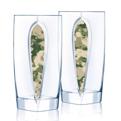 Luminarc Flame Highball Glass Tumbler - 30 CL - Green