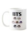 1st Piece Bts Band Printed Mug White/Black 325ml