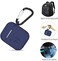 Generic Apple Airpod Thick Silicone Shockproof Case Cover With Hanging Clip - Blue