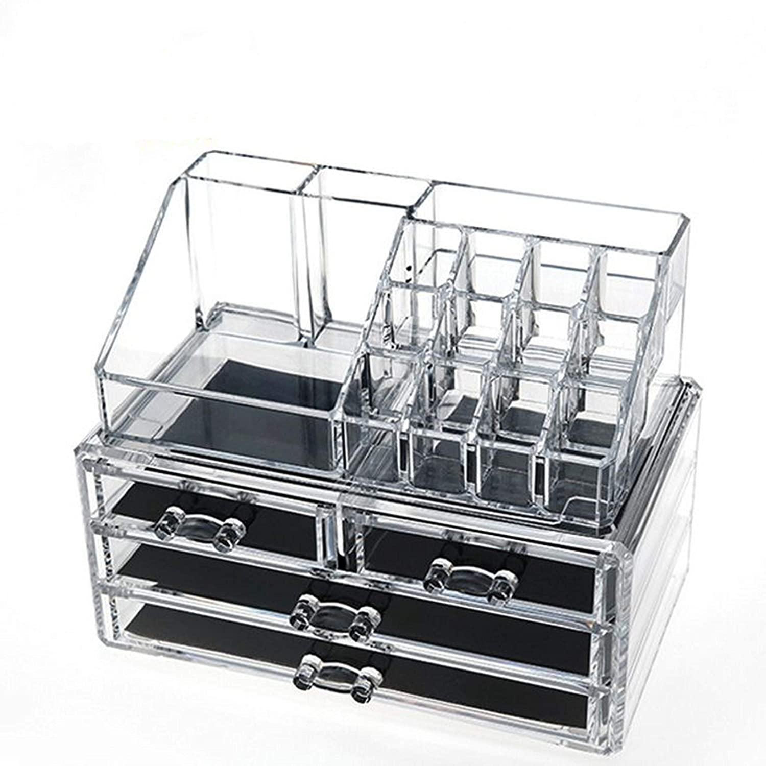 Jewelry And Cosmetic Organizer Display Box Clear