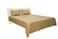 Hotel Linen Klub King Bed Sheet 3pcs Set , 100% Cotton 250Tc Sateen 1cm Stripe, Size: 260x280cm + 2pc Pillowcase 50x75cm , Bronze