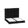 In House Berlin Velvet Bed Frame - Queen - 200x160 cm - Black