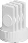 Powerology Upgraded 4 In 1 Wireless 10000mAh MagFit Powerbank Terminal, 4 Set Of Power Banks With Built In Type C &amp; Lighting Cable + 16 USB Ports, Charge Your Entire Family In One Go (White)