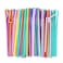Colorful 100pcs/lot Plastic Flexible Bendable Straw Drinking Straws Valentine'S Day Wedding Birthday Party Decoration Gift