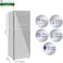 Super General 420L Net Capacity Double Door Refrigerator, Inox, SGR510I