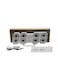 Generic 3D LED Number Design Show Table Clock White 24Centimeter