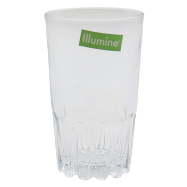 Illumine Aqua 280 Ml Tumbler Glass