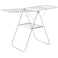 Heavy Duty Laundry Cloth Drying Stand, Home Cloth Dryer Stand, Steel Cloth Drying Rack Stand, Foldable Clothes Drying Rack For Indoor and Outdoor Silver