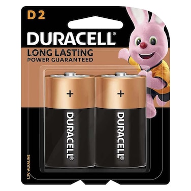 Duracell D2 Long Lasting Battery - 2 Count