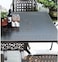 Yulan Outdoor Living Cast Aluminum Dining Table+Arm Chairs Set Patio Bar Garden Furniture Antique Table 411
