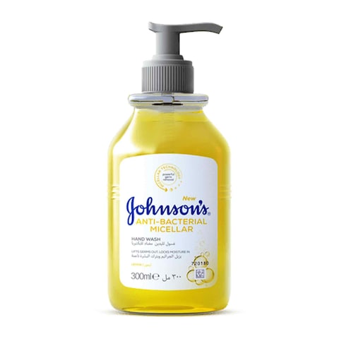 Johnson&amp;s Anti-bacterial Micellar Hand Wash Lemon 300ml