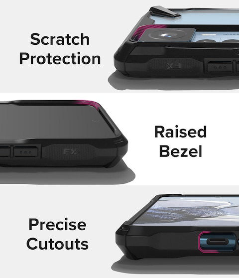 Ringke - Xiaomi 12T/ 12T Pro Case   Fusion-X Series   Black