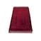 Fabienne Embossed Prayer Rug Anti-Slip Velvet Top Prayer Mat Maroon 80 x 120 cm