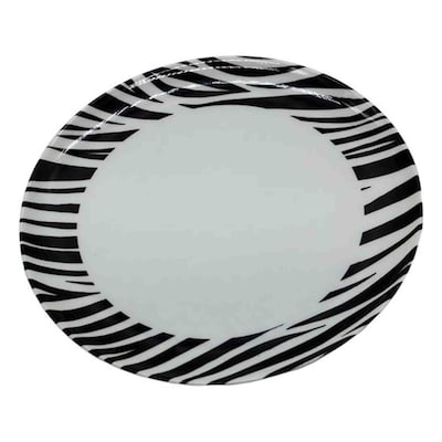 Kip Deco D/Plate Round 10" Zebra