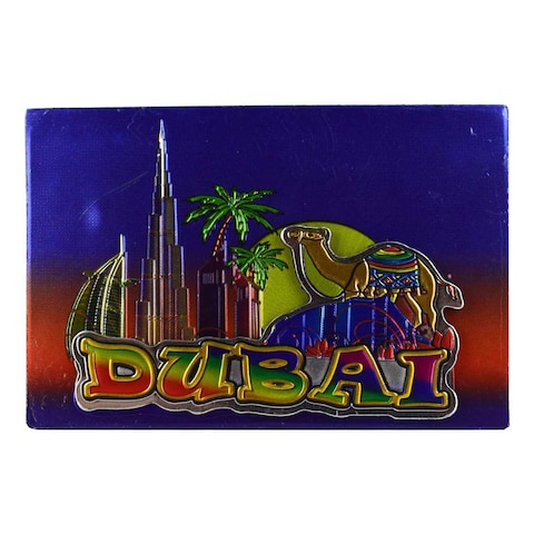 Dubai Souvenir Design 1 Magnet Multicolour