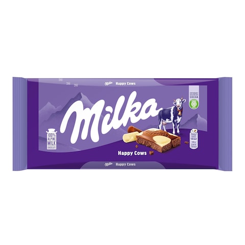 Milka Happy Cow Milk Chocolate Bar 100g