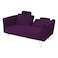 In House Rosela 2 In 1 Sofabed Velvet Upholstered - Dark Purple