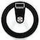 ULTIMAX Electronic Digital Weight Scale, 180 Kg Capacity Easy to read LCD Display Multifunctional Tempered Glass Round Bathroom Body Fat Scale High Accuracy Temperature Display