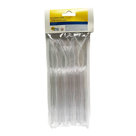 My Choice Plastic Knife -25 Pieces - Transparent