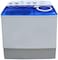 Sharp 12Kg Twin Tub AeroJet Top Load Spin/Dry Semi Automatic Washing Machine, White/Blue With Upward Pump ES-T127AP-Z