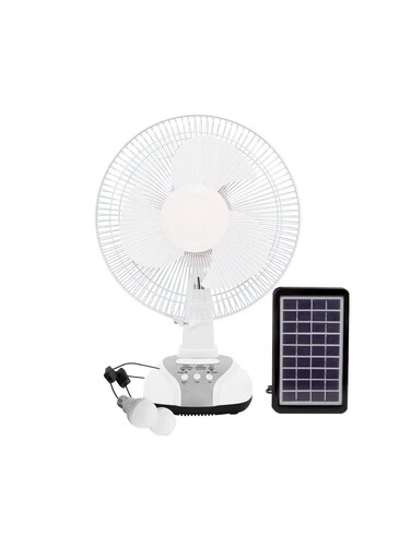 Buy Generic 12 Inch Rechargeable Electric 2 Speed Settings Table Fan ...