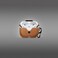 Twelve South - Air Snap Leather Protective Case for AirPods Pro - Cognac